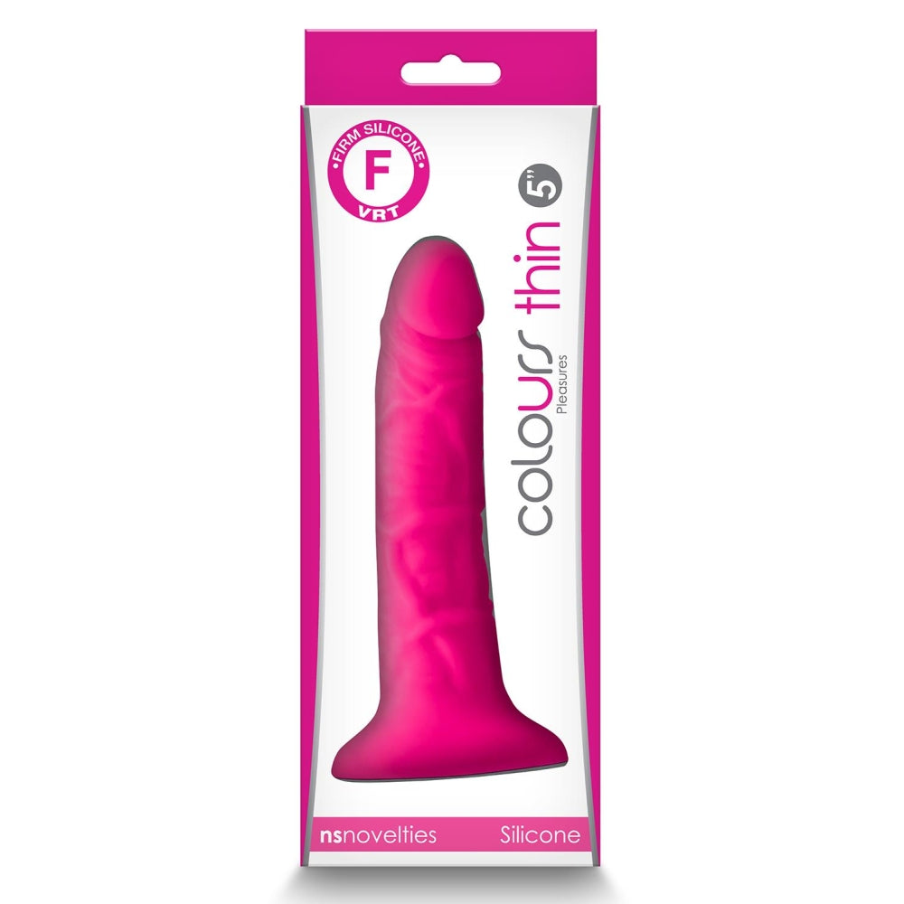 Dildo din Silicon Blush Colours Pleasures, Baza cu ventuza, Roz, 15.8 cm