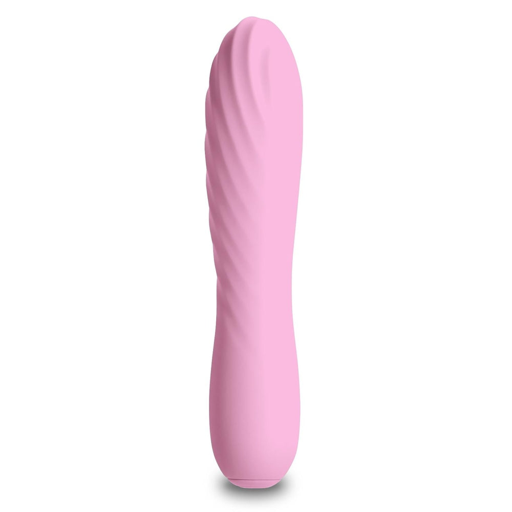 Vibrator Rumbling NS Novelties Desire Destiny Azalea, Roz, 3 Moduri Viteza, 7 Moduri Vibratii, 14.5 cm
