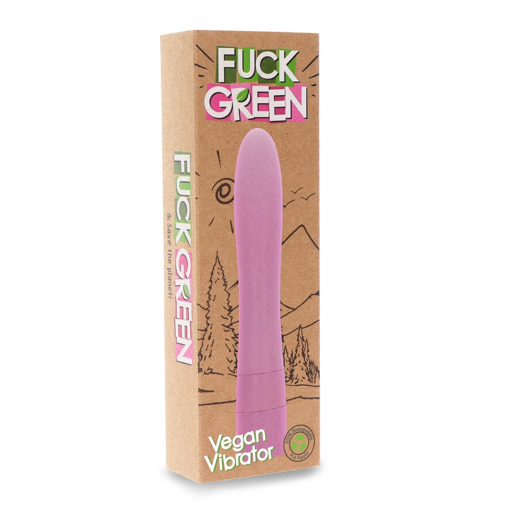 Vibrator Clasic VEGAN Bullet, Roz, 17 cm, Multi Viteze de Vibratii