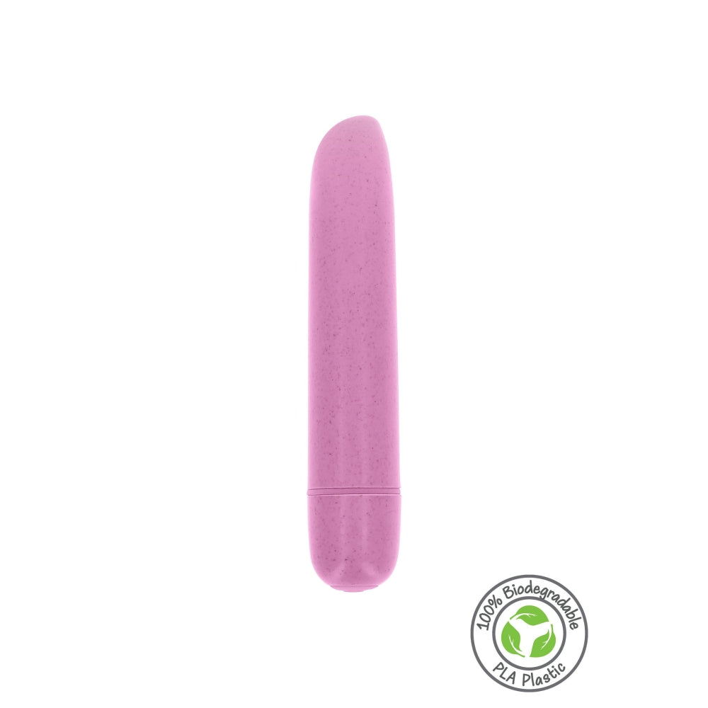 Vibrator Clasic Bio Bullet, Roz, 4 Moduri Vibratii, 3 Moduri Viteza, 9.5 cm