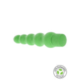 Vibrator Clasic ECO Biodegradabil, Verde, 18.5 cm