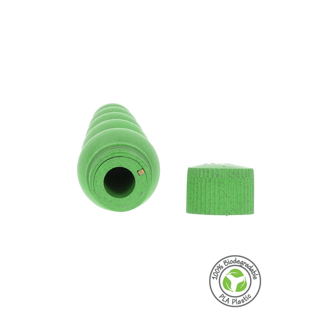 Vibrator Clasic ECO Biodegradabil, Verde, 18.5 cm