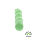 Vibrator Vegan Clasic Organic Wave, Verde, 18 cm