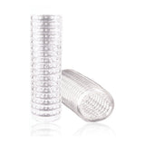 Masturbator Blush M for Men Stroke Sleeve Clear - 13.9 cm - reversibil cu nodule moi sau senzatii netede - fara parfum, ftalati, parafine sau latex - potrivit pentru jocuri solo sau accessoriu pentru sex oral in cuplu - transparent