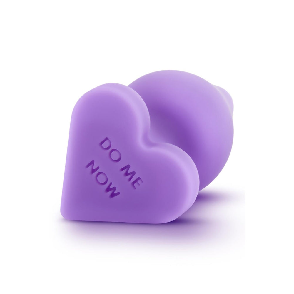 Dop Anal Blush Novelties Play with me Naughty Candy Heart Do me Now Butt Plug, Medium, Mov