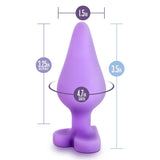 Dop Anal Blush Novelties Play with me Naughty Candy Heart Do me Now Butt Plug, Medium, Mov