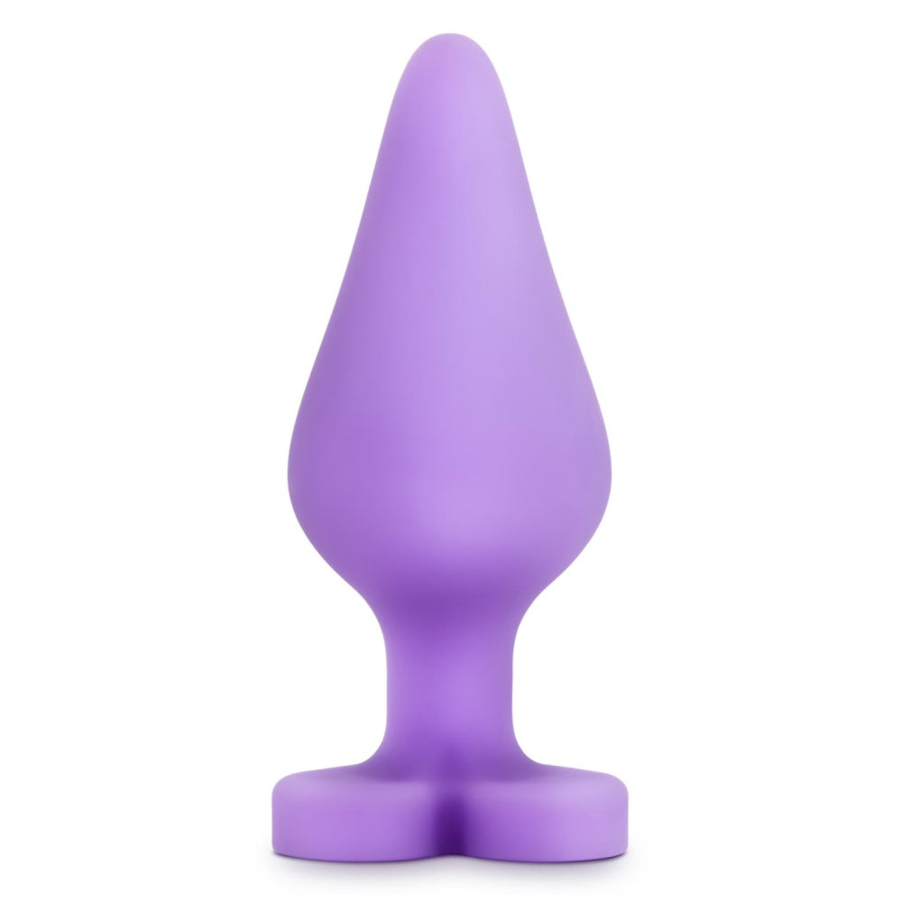 Dop Anal Blush Novelties Play with me Naughty Candy Heart Do me Now Butt Plug, Medium, Mov
