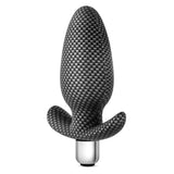 Dop Anal Blush Spark Throttle AV-01 Carbon Fiber Butt Blug, Negru, 10 Moduri Vibratii, Rezistent la apa