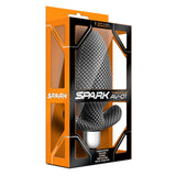 Dop Anal Blush Spark Throttle AV-01 Carbon Fiber Butt Blug, Negru, 10 Moduri Vibratii, Rezistent la apa