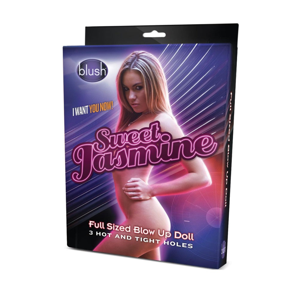 Papusa Gonflabila Blush X5 Men Sweet Jasmine - Marime naturala, Gonflabila si usor de depozitat - 3 Orificii: Oral, vaginal si anal