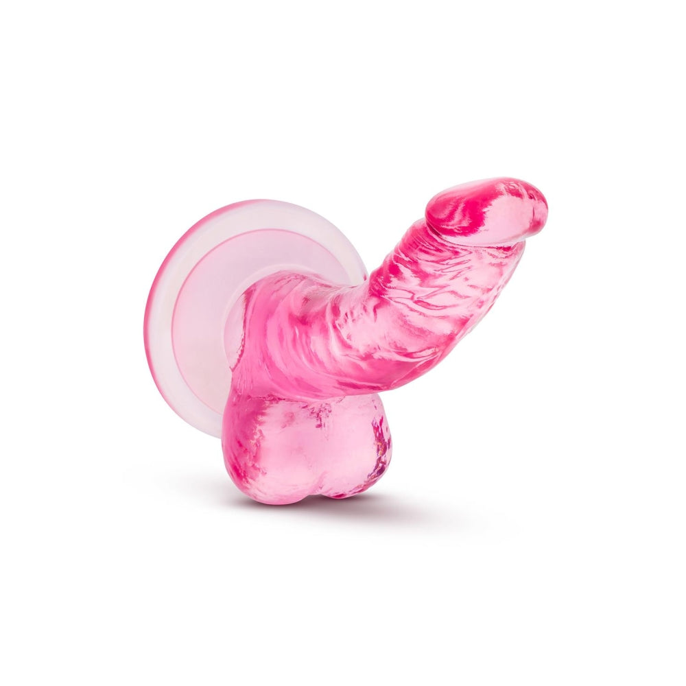 Dildo Realist Blush Novelties Naturally Yours Mini Cock 12 cm cu Baza cu Ventuza, Compatibil cu Ham, Jucarie Sexuala pentru Femei – Roz