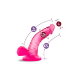 Dildo Realist Blush Novelties Naturally Yours Mini Cock 12 cm cu Baza cu Ventuza, Compatibil cu Ham, Jucarie Sexuala pentru Femei – Roz