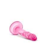 Dildo Realist Blush Novelties Naturally Yours Mini Cock 12,7 cm cu Baza cu Ventuza, Compatibil cu Ham, Jucarie Sexuala pentru Femei – Roz