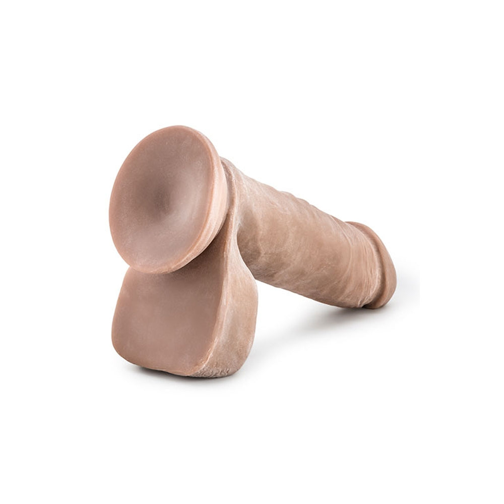 Dildo Realist Blush Novelties Au Naturel 20,3 cm cu Tehnologie Sensa Feel si Ax Flexibil cu Dubla Densitate – Fara Parfum, Baza cu Ventuza Puternica, Compatibil cu Hamuri, Jucarie Sexuala pentru Femei, Barbati si Cupluri – Latin