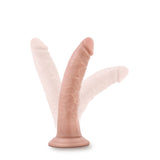 Blush Novelties, Dr Skin, Dildo Realist 19cm Lungime Mare - 3.8 cm Grosime Extra - Ventuza Puternica Compatibil Ham StrapOn pentru Joc Fara Maini - Jucarie Sex pentru Femei Barbati, Sigura pentru Corp, Culoarea Pielii