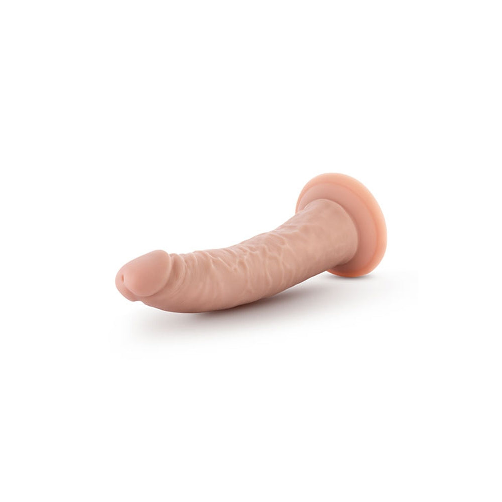 Blush Novelties, Dr Skin, Dildo Realist 19cm Lungime Mare - 3.8 cm Grosime Extra - Ventuza Puternica Compatibil Ham StrapOn pentru Joc Fara Maini - Jucarie Sex pentru Femei Barbati, Sigura pentru Corp, Culoarea Pielii