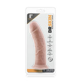 Blush Novelties, Dr Skin, Dildo Realist 20cm Lungime Mare - 5cm Grosime Extra - Ventuza Puternica Compatibil Ham StrapOn pentru Joc Fara Maini - Jucarie Sex pentru Femei Barbati, Sigura pentru Corp, Culoarea Pielii