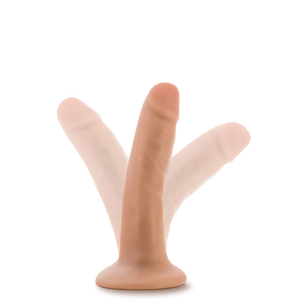 Blush Dr. Skin Dildo Realist cu Ventuza, 14 cm Lungime, Marime Universala, Culoarea Pielii