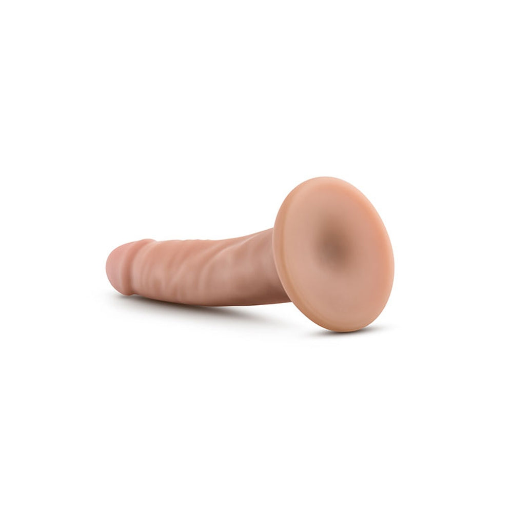 Blush Dr. Skin Dildo Realist cu Ventuza, 14 cm Lungime, Marime Universala, Culoarea Pielii