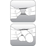Blush Performance VS2 - Inele Penis Puria Silicon - Set de Inele C Flexibile si Durabile pentru Erectie - 3.8 cm diametru, Compatibile cu Ham Strap On - Set 3 Bucati pentru Marirea Penisului - Negru