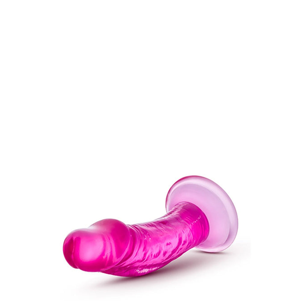 Dildo Realist Scurt Blush Novelties Sweet n' Small 11,4 cm cu Baza cu Ventuza, Compatibil cu Hamuri Strap-On, Jucarie Sexuala pentru Femei, Roz