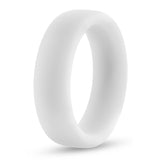 Inel penis Blush Novelties Performance Silicone Glo - Straluceste in intuneric - 1.5" latime - Se intinde pentru potrivire - Suprafata matasoasa UltraSilk nu ciupeste - Marire penis pentru barbati, cupluri - Alb