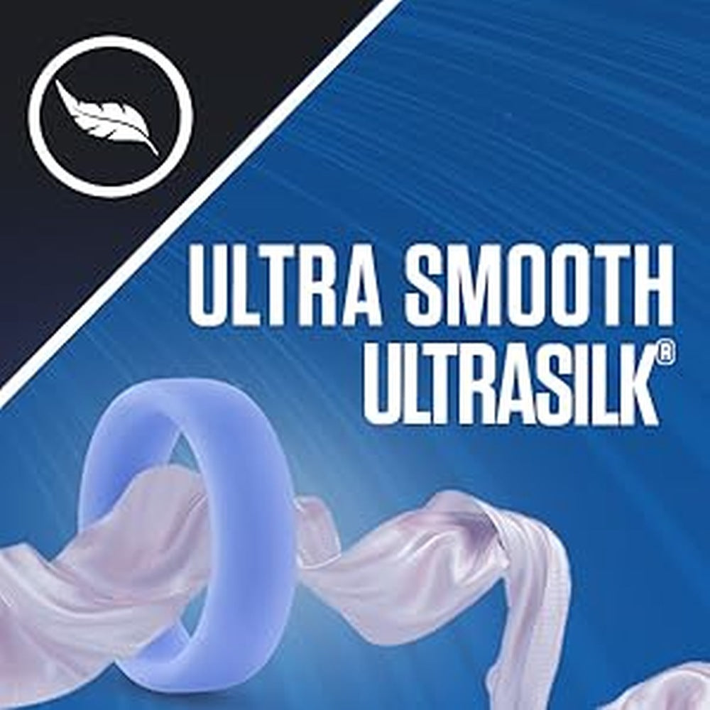 Inel penis Blush Novelties Performance Silicone Glo - Straluceste in intuneric - 1.5" latime - Se intinde pentru potrivire - Suprafata matasoasa UltraSilk nu ciupeste - Marire penis pentru barbati, cupluri - Albastru
