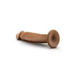Blush Novelties Dr. Skin Plus, Dildo Realist Posabil 16.5 cm, Baza cu Ventuza pentru Joc Fara Maini si Compatibil cu Ham, Jucarie Sexuala Flexibila si cu Densitate Tripla pentru El si Ea, Mocha