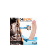 Dildo Realist Autolubrifiant Blush Novelties Dr. Skin Glide 20,3 cm cu Baza cu Ventuza, Compatibil cu Hamuri, Sigur pentru Corp, Jucarie Sexuala pentru Ea, El si Cupluri – Culoare Pielii