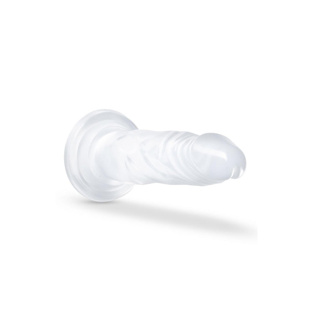 Dildo Realist Blush Novelties B Yours Diamond Crystal – Lifelike cu Baza cu Ventuza Puternica pentru Jocuri Fara Maini si Compatibil cu Hamuri – Transparent pentru Vizualizare in Timpul Utilizarii – Jucarie Sexuala pentru El, Ea si Cupluri