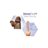 Blush Novelties Dr. Skin Plus - Dildo Realist 16.5 cm Pozabil - Baza cu Ventuza pentru Utilizare Hands-Free si Compatibil cu Ham - Jucarie Sexuala Flexibila cu Tripla Densitate pentru El Ea si Cupluri, Ciocolata
