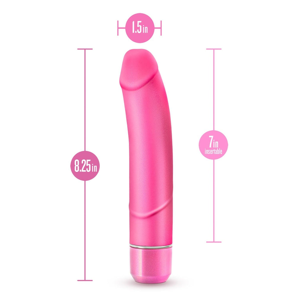 Vibrator Blush Novelties Plus Aspire G-Spot - 20.9 cm, silicon Puria - 10 moduri unice de vibratie - rezistent la apa IPX7 - Roz