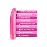 Vibrator Blush Novelties Plus Aspire G-Spot - 20.9 cm, silicon Puria - 10 moduri unice de vibratie - rezistent la apa IPX7 - Roz
