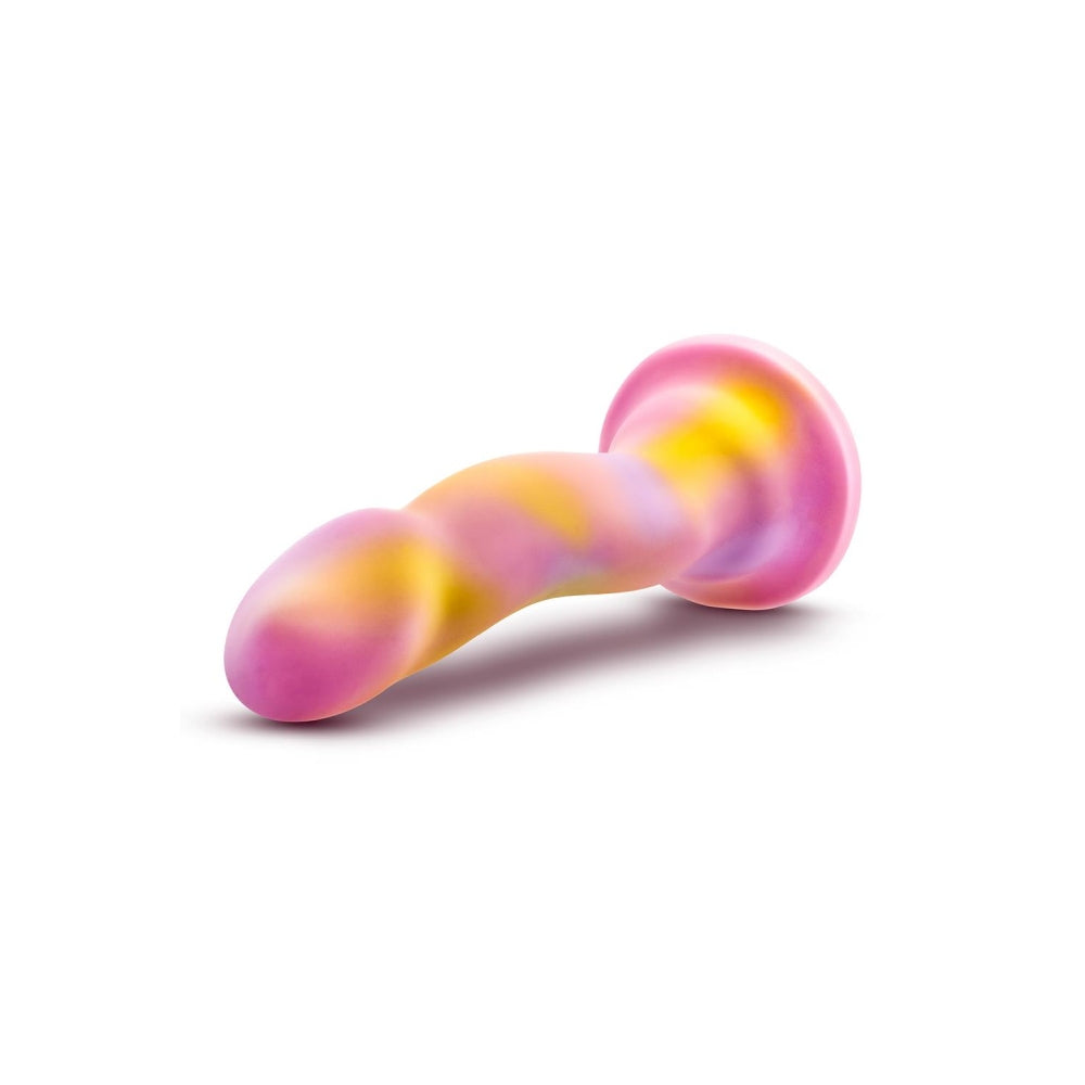 Dildo din Silicon Blush Novelties Avant Suns Out – Ax Curbat pentru Stimularea Punctului G si P – Baza cu Ventuza Puternica pentru Jocuri Fara Maini si Compatibil cu Hamuri – Jucarie Sexuala Neteda