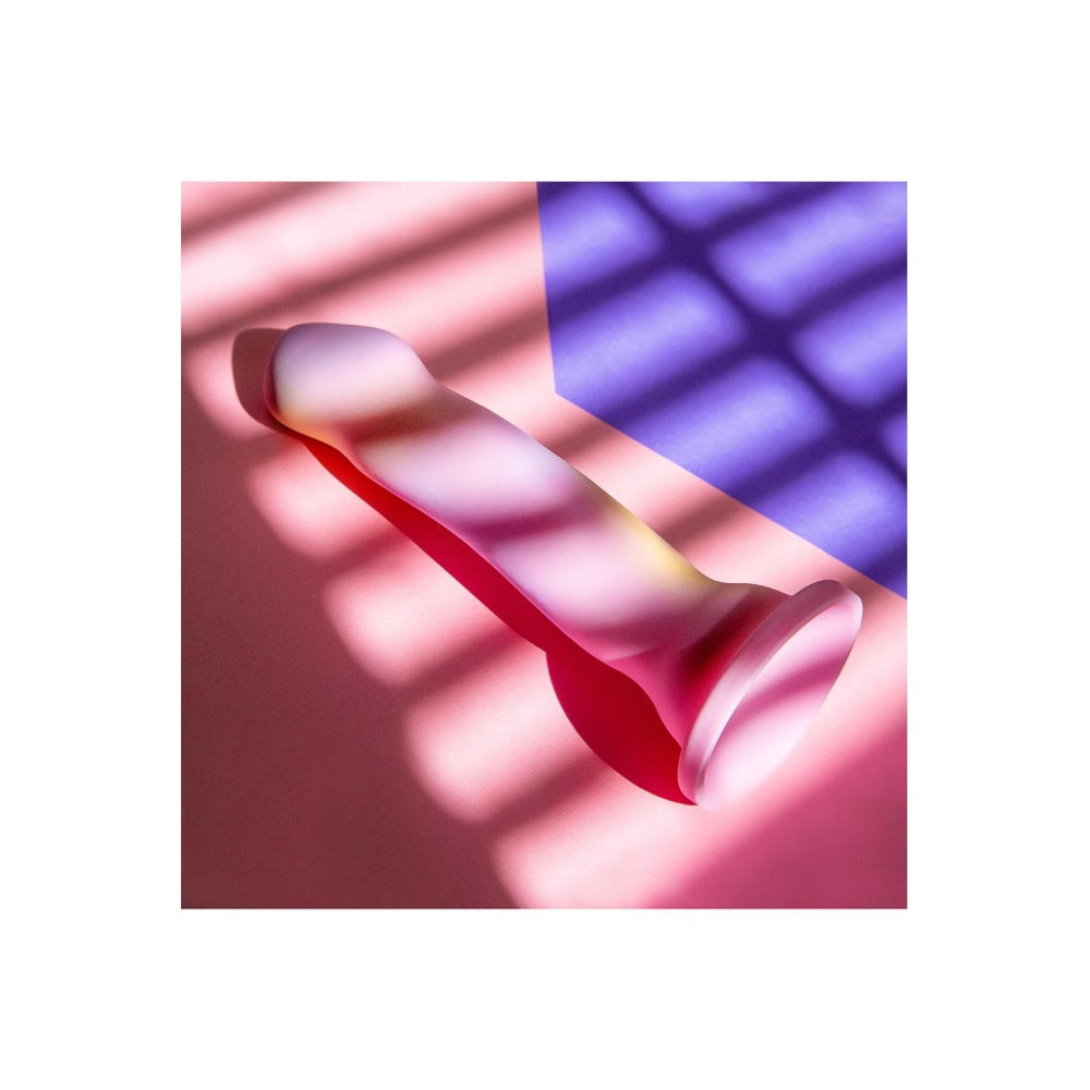 Dildo din Silicon Blush Novelties Avant Suns Out – Ax Curbat pentru Stimularea Punctului G si P – Baza cu Ventuza Puternica pentru Jocuri Fara Maini si Compatibil cu Hamuri – Jucarie Sexuala Neteda