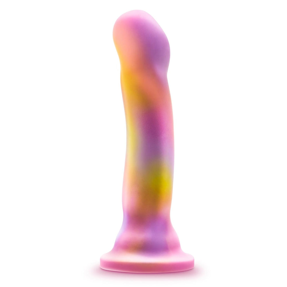 Dildo din Silicon Blush Novelties Avant Suns Out – Ax Curbat pentru Stimularea Punctului G si P – Baza cu Ventuza Puternica pentru Jocuri Fara Maini si Compatibil cu Hamuri – Jucarie Sexuala Neteda