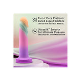 Dildo Artizanal 19 cm Blush Avant Sunrise Gaze – Fabricat Manual din Silicon Lichid Purio cu Finisaj Satinat UltraSilk – Baza cu Ventuza si Compatibil cu Hamuri – Culoare Sherbet