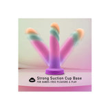 Dildo Artizanal 19 cm Blush Avant Sunrise Gaze – Fabricat Manual din Silicon Lichid Purio cu Finisaj Satinat UltraSilk – Baza cu Ventuza si Compatibil cu Hamuri – Culoare Sherbet