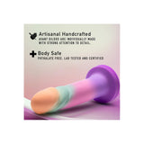 Dildo Artizanal 19 cm Blush Avant Sunrise Gaze – Fabricat Manual din Silicon Lichid Purio cu Finisaj Satinat UltraSilk – Baza cu Ventuza si Compatibil cu Hamuri – Culoare Sherbet