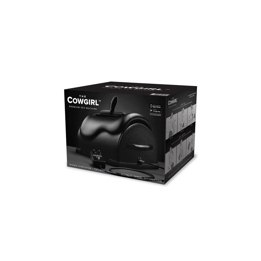 Sex Machine Premium The Cowgirl - Control complet wireless prin aplicatia smartphone - 6 Moduri Vibratii si rotatie la 360° - Usor de curatat