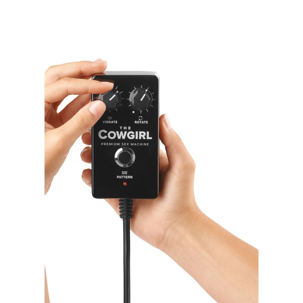 Sex Machine Premium The Cowgirl - Control complet wireless prin aplicatia smartphone - 6 Moduri Vibratii si rotatie la 360° - Usor de curatat