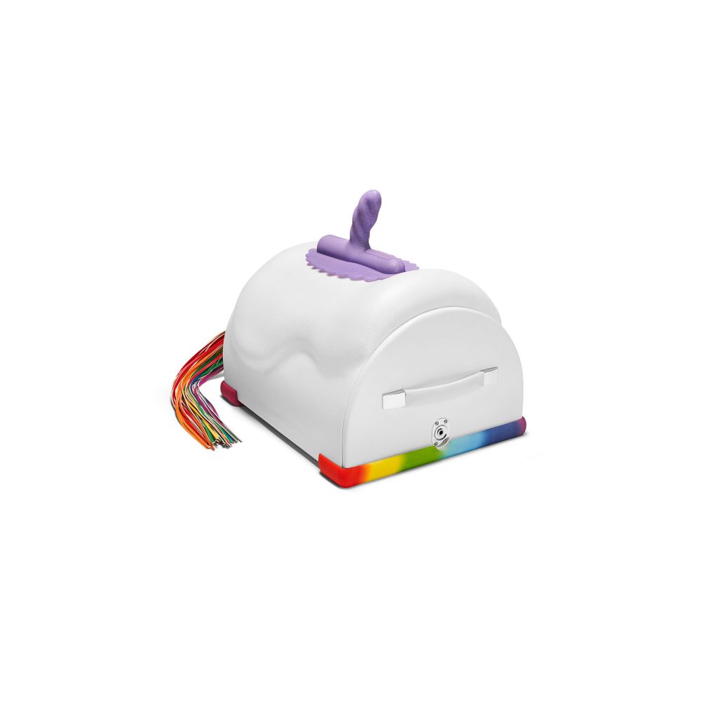 Sex Machine Premium The Unicorn - Control complet wireless prin aplicatia smartphone - 6 Moduri Vibratii si rotatie la 360° - Usor de curatat