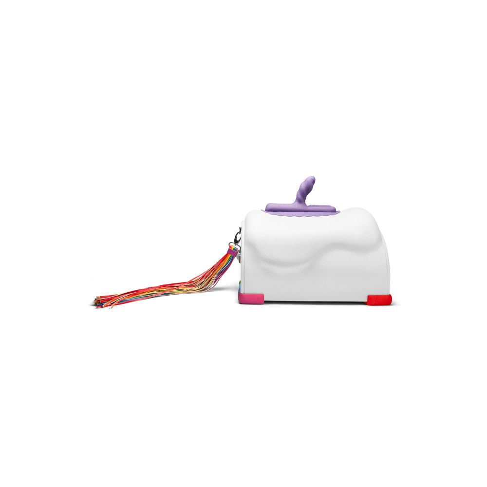Sex Machine Premium The Unicorn - Control complet wireless prin aplicatia smartphone - 6 Moduri Vibratii si rotatie la 360° - Usor de curatat