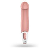 Vibrator Satisfyer Master XXL G-Spot, Roz, 23.5 cm, 12 Moduri Vibratii Silentioase, inel de retinere - silicon moale, impermeabil, reincarcabil