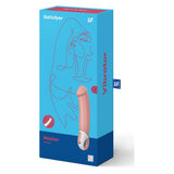 Vibrator Satisfyer Master XXL G-Spot, Roz, 23.5 cm, 12 Moduri Vibratii Silentioase, inel de retinere - silicon moale, impermeabil, reincarcabil