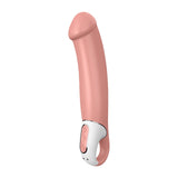 Vibrator Satisfyer Master XXL G-Spot, Roz, 23.5 cm, 12 Moduri Vibratii Silentioase, inel de retinere - silicon moale, impermeabil, reincarcabil