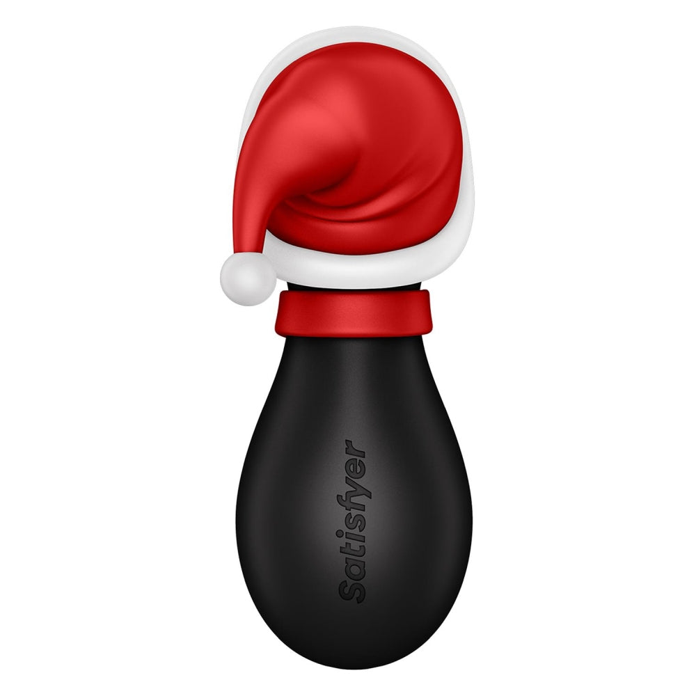 Stimulator de Clitoris cu Suctiune Satisfyer Pinguin, Editie Limitata Sarbatori, rezistent la apa, silentios, 11 moduri de stimulare