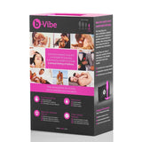 Dop Anal B-Vibe Snug Plug 1 Butt Plug, Small, Fucsia, cu bile ponderate, 8.6 cm