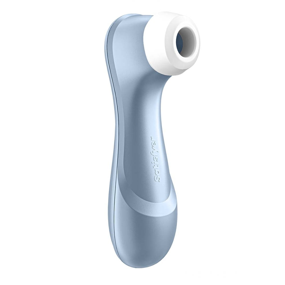 Satisfyer Pro 2 Vibrator Clitoris | Stimulare Clitoris cu Unde de Presiune | Vibrator Air Pulse | Rezistent la Apa IPX7 | Baterie Reincarcabila | Silicon Prietenos cu Pielea Azur