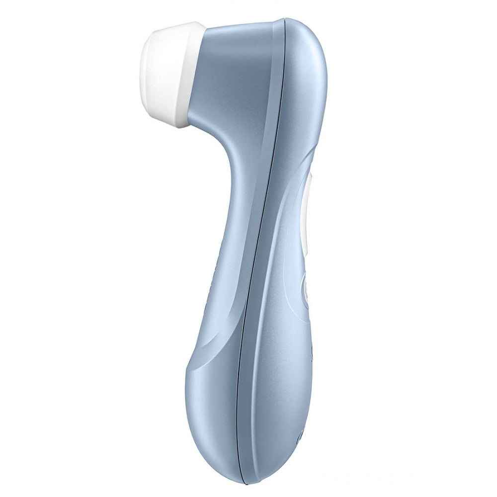 Satisfyer Pro 2 Vibrator Clitoris | Stimulare Clitoris cu Unde de Presiune | Vibrator Air Pulse | Rezistent la Apa IPX7 | Baterie Reincarcabila | Silicon Prietenos cu Pielea Azur
